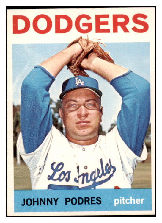 1964 Topps Baseball #580 Johnny Podres Dodgers EX-MT 520548