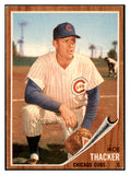 1962 Topps Baseball #546 Moe Thacker Cubs EX 520561