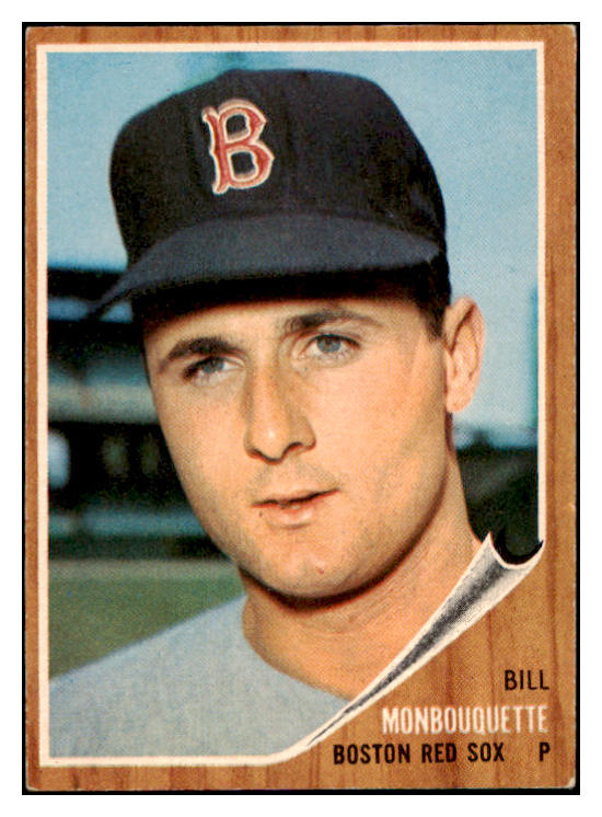 1962 Topps Baseball #580 Bill Monbouquette Red Sox EX-MT 520565