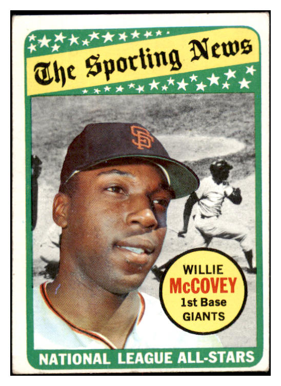 1969 Topps Baseball #416 Willie McCovey A.S. Giants VG-EX 520574