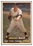 1957 Topps Baseball #025 Whitey Ford Yankees FR-GD 520580