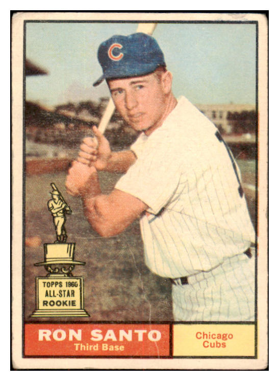 1961 Topps Baseball #035 Ron Santo Cubs VG 520592