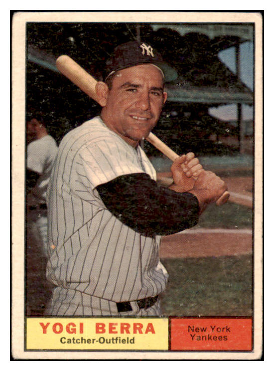 1961 Topps Baseball #425 Yogi Berra Yankees VG 520595