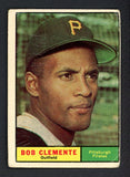 1961 Topps Baseball #388 Roberto Clemente Pirates GD-VG 520602