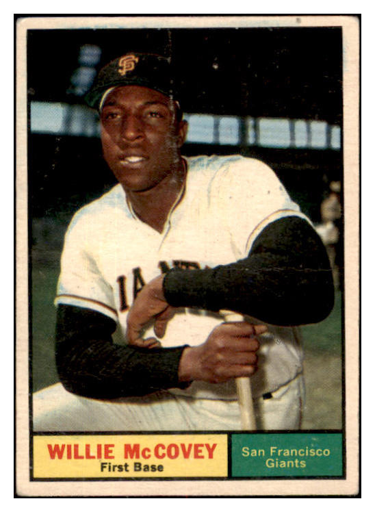 1961 Topps Baseball #517 Willie McCovey Giants FR-GD 520604