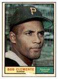 1961 Topps Baseball #388 Roberto Clemente Pirates FR-GD 520605