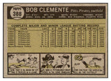 1961 Topps Baseball #388 Roberto Clemente Pirates FR-GD 520605