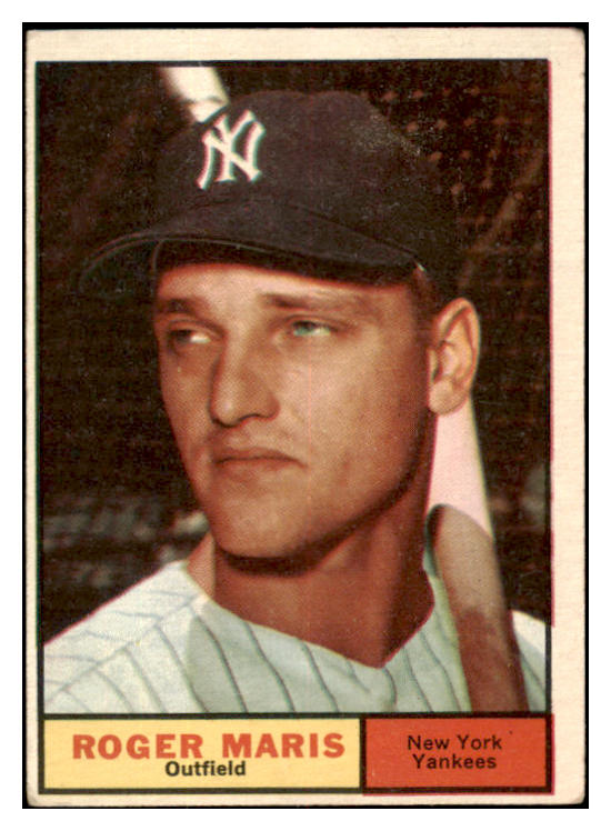 1961 Topps Baseball #002 Roger Maris Yankees VG 520607