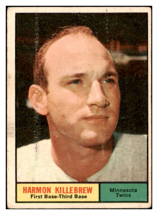 1961 Topps Baseball #080 Harmon Killebrew Twins VG 520612