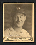 1940 Play Ball #072 Chuck Dressen Dodgers VG-EX 520641