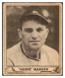 1940 Play Ball #176 Heinie Manush Pirates VG 520648