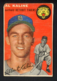 1954 Topps Baseball #201 Al Kaline Tigers Poor trimmed 520663