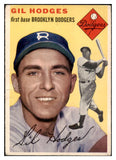 1954 Topps Baseball #102 Gil Hodges Dodgers VG 520669