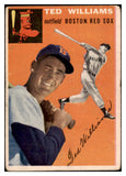 1954 Topps Baseball #001 Ted Williams Red Sox Fair 520670