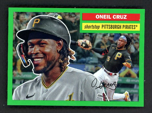 2023 Topps Archives #035 Oneil Cruz Pirates NR-MT Green Foil 520674