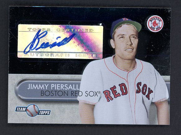 2005 Topps Team #TT-JPI Jimmy Piersall Red Sox NR-MT Signed 520676