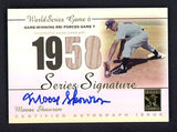 2003 Topps Tribute World Series #SSA-MS Bill Skowron Signed Bat 520690