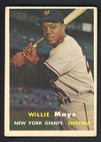 1957 Topps Baseball #010 Willie Mays Giants VG-EX 520730