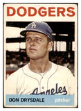 1964 Topps Baseball #120 Don Drysdale Dodgers GD-VG 520740