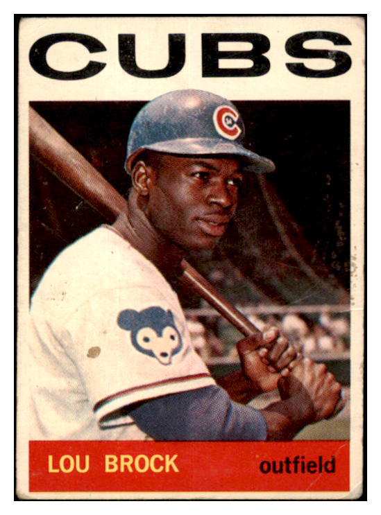 1964 Topps Baseball #029 Lou Brock Cubs GD-VG 520741