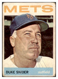 1964 Topps Baseball #155 Duke Snider Mets GD-VG 520750