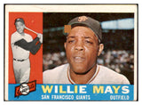 1960 Topps Baseball #200 Willie Mays Giants VG 520752