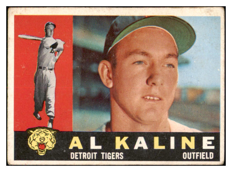 1960 Topps Baseball #050 Al Kaline Tigers VG 520755