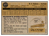 1960 Topps Baseball #377 Roger Maris Yankees VG 520759