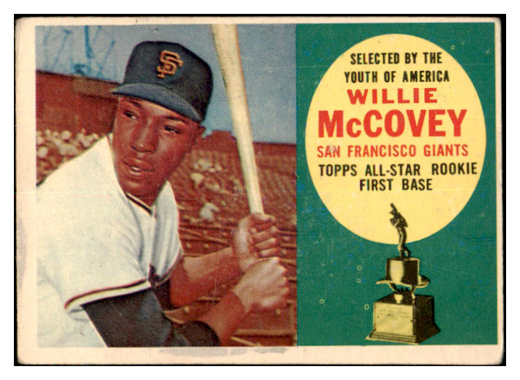 1960 Topps Baseball #316 Willie McCovey Giants VG 520760