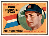 1960 Topps Baseball #148 Carl Yastrzemski Red Sox VG 520761