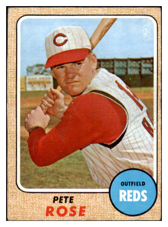 1968 Topps Baseball #230 Pete Rose Reds VG 520765