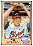 1968 Topps Baseball #257 Phil Niekro Braves VG 520767