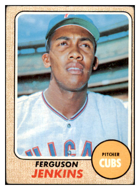 1968 Topps Baseball #410 Fergie Jenkins Cubs VG 520769