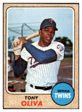 1968 Topps Baseball #165 Tony Oliva Twins EX+/EX-MT 520778