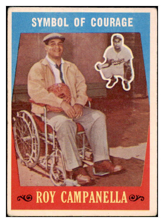 1959 Topps Baseball #550 Roy Campanella Dodgers VG 520784