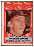 1959 Topps Baseball #571 Warren Spahn A.S. Braves FR-GD 520787