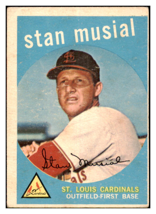 1959 Topps Baseball #150 Stan Musial Cardinals VG 520804