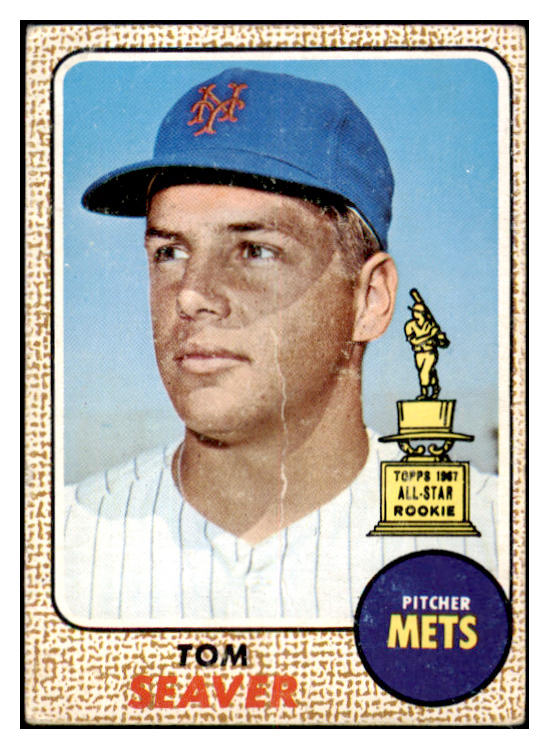 1968 Topps Baseball #045 Tom Seaver Mets FR-GD 520813