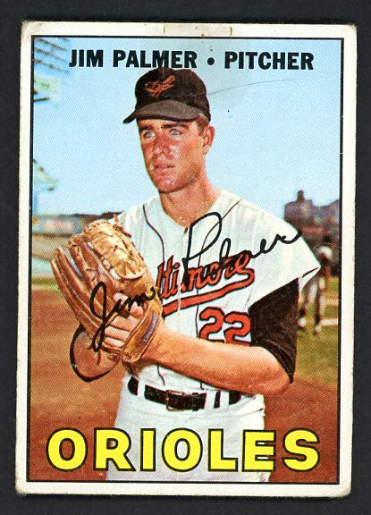 1967 Topps Baseball #475 Jim Palmer Orioles Good 520817