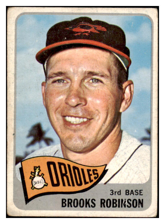 1965 Topps Baseball #150 Brooks Robinson Orioles GD-VG 520824