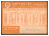 1964 Topps Baseball #200 Sandy Koufax Dodgers GD-VG 520826