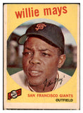 1959 Topps Baseball #050 Willie Mays Giants GD-VG 520831