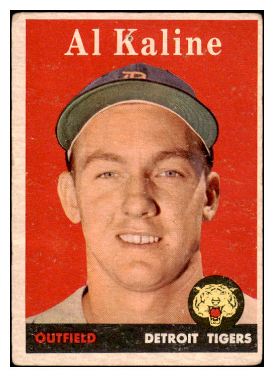 1958 Topps Baseball #070 Al Kaline Tigers GD-VG 520840