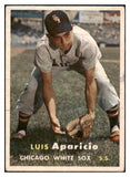 1957 Topps Baseball #007 Luis Aparicio White Sox VG-EX 520844