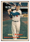 1957 Topps Baseball #170 Duke Snider Dodgers GD-VG 520849