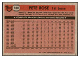 1981 Topps #180 Pete Rose Phillies EX-MT 520852