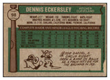 1976 Topps Baseball #098 Dennis Eckersley Indians VG 520854