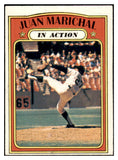 1972 Topps Baseball #568 Juan Marichal IA Giants EX-MT 520856