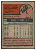 1975 Topps Baseball #260 Johnny Bench Reds VG-EX 520857