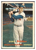 1957 Topps Baseball #170 Duke Snider Dodgers VG-EX 520859